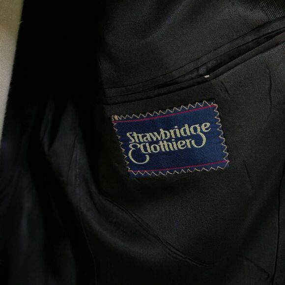 VTG Chaps Ralph Lauren Mens Suit 40R ? Blazer Jacket 34x32 Pants Gray Glen Plaid - Picture 8 of 16